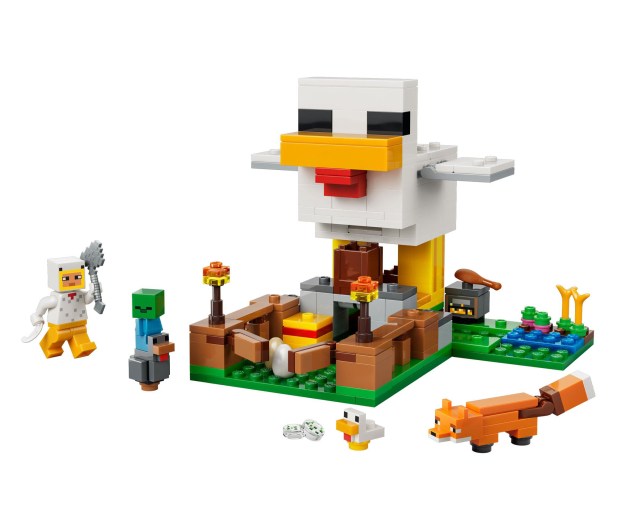 LEGO MINECRAFT 21585 Farma kurczaków - 1473417 - zdjęcie 3